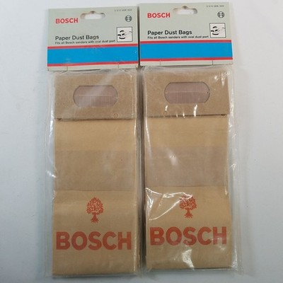 2 3 Packs Bosch Paper Dust Collection Bags 2610906333 Bosch Sanders Oval Port