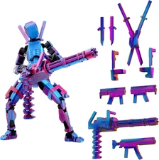 Gatling Gun T13 Titan 13 Action Figure Set【Assembled】, Robot Action Figure 3D Pr