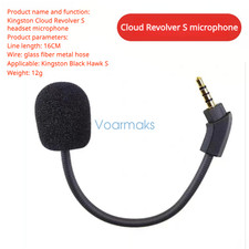Replacement Microphone for Kingston Hyperx Revolver S Headphone