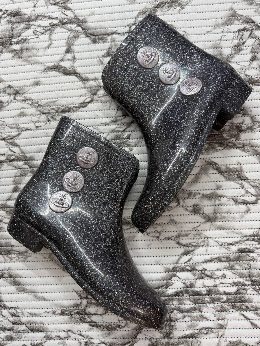 Vivienne Westwood Rain Boot Low (1-1.9 in) Heel Height Boots for