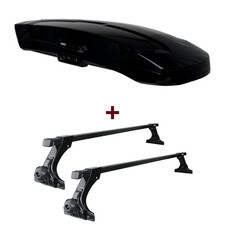 Dachbox Thule Vector M + Dachträger Thule für Suzuki Samurai SJ Typ 410/413 set