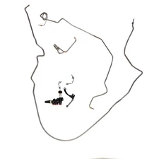 The Stop Shop F1000ADJPV Brake Lines, 71-73 Camaro/Firebird