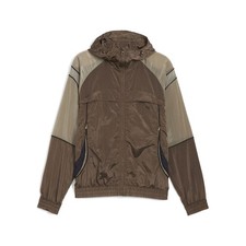 PUMA Clrt Ripstop Jacket Mens Brown Casual Athletic Outerwear 63302041