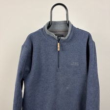 WEIRD FISH Quarter Zip Makkaroni Strick Pullo...