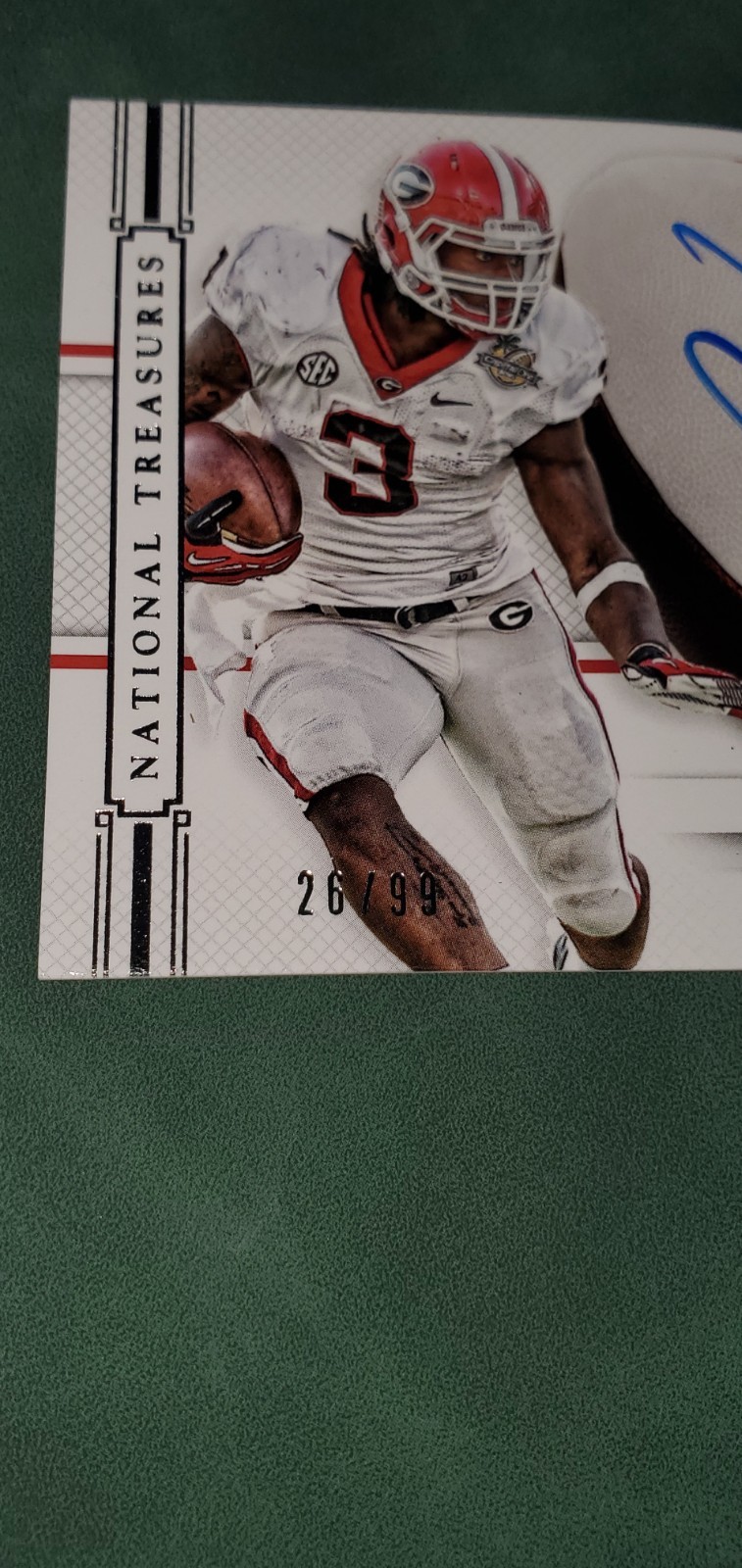 2015 National Treasures Multi Sport Todd Gurley Die Cut On Card Auto 26/99  view 5