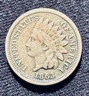 1863 Indian Head Cent US Civil War Era Circulated