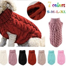 Warm Dog Sweater Dog Winter Clothes  for Small Medium Dogs Chihuahua Puppy Pet