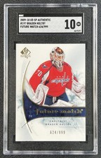 BRADEN HOLTBY SGC 10 2009-10 SP AUTHENTIC #197 ROOKIE RC FUTURE WATCH 624/999
