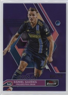 2023 Topps Finest MLS Purple Refractor 34/250 Daniel Gazdag Dániel #56 n0c