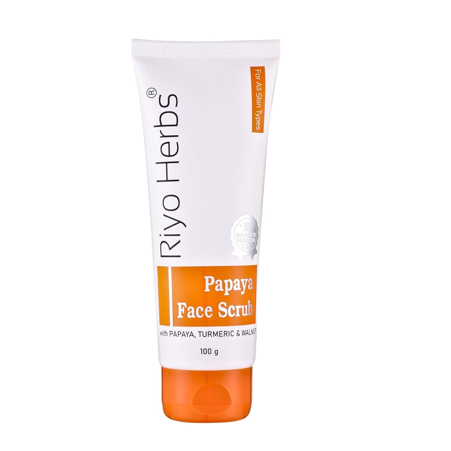 Exfoliante Facial De Papaya Riyo Herbs Para Iluminar La Piel 100gm