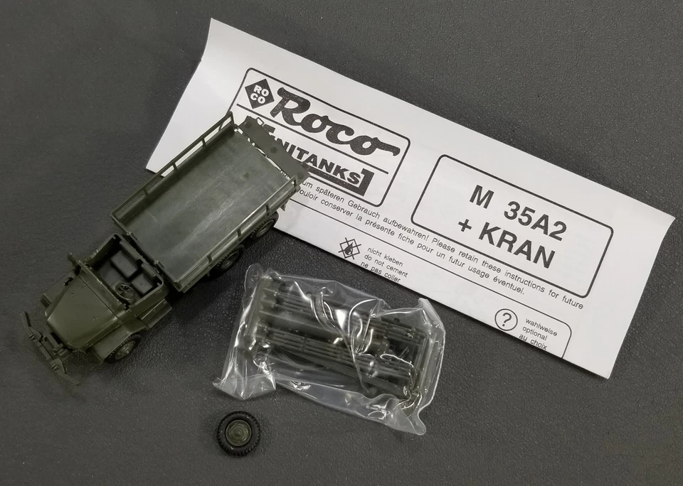 Camión ROCO MINITANKS HO 1:87 643 M352A 6X6 MT GRÚA IOB HECHO EN AUSTRIA Foto 2 de 4