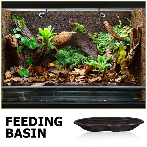 Turtle Bath Water Basin Reptile Bathing Pool Terrarium Bowl Large - 第 2/12 張圖片