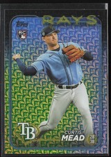2024 Topps #82 Curtis Mead Holiday Tampa Bay Rays