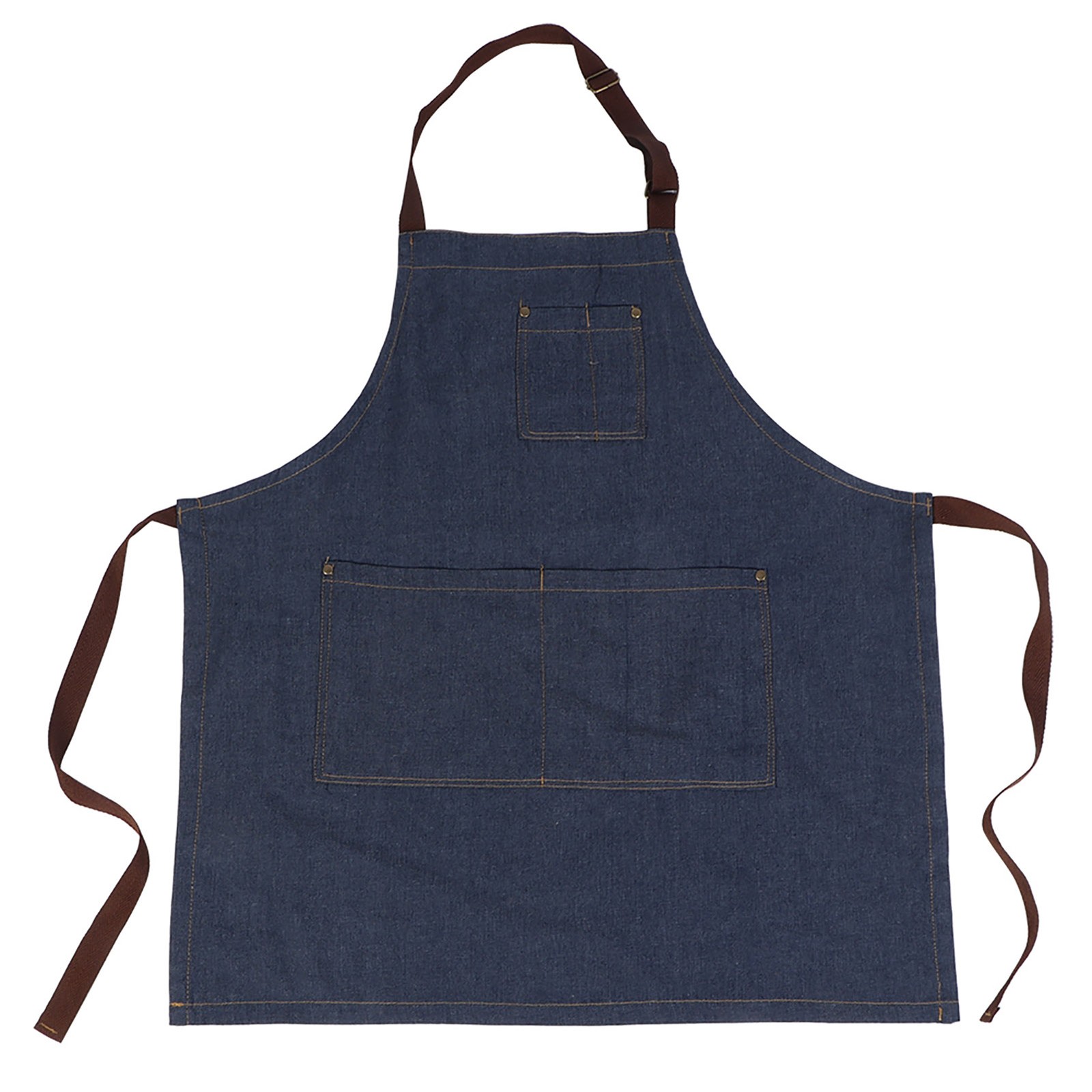 Unisex Working Pockets Apron For Drawing Painting Restaurant Coffee Waiter