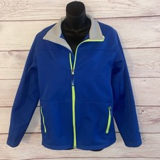 The North Face Boy's Size XL 18/20 Apex Elevation Jacket Blue Windfall Flaw