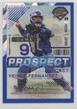 2024 Panini Prospect Edition Blue Ice Prizm /299 Yeiner Fernandez #151 1k4r