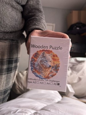 Wolf Holzpuzzle