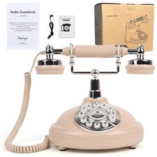 Audio Guest Book Phone - Record Custom Voice Messages for Wedding,Birthday,Party