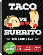 Taco vs Burrito Card Game | Fun Family Party Game for Kids, Teens & Adults Ages 