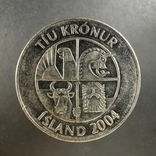 2004 Iceland 10 Kronur Strong Details