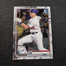 2020 Bowman Chrome Baseball LA Dodgers Gavin Lux Rookie Card #83. rookie card picture