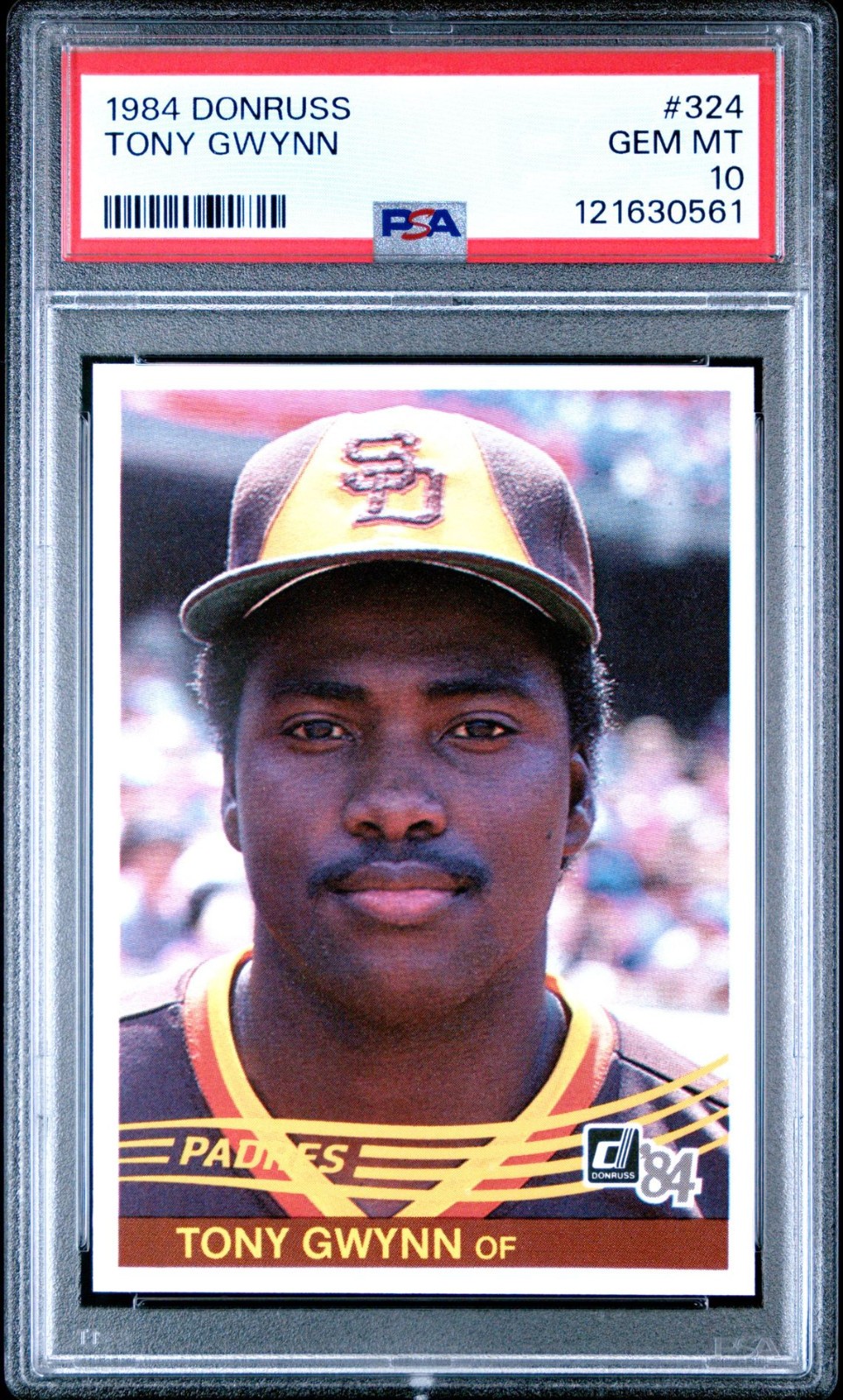 1984 Donruss #324 Tony Gwynn San Diego Padres HOF PSA 10 GEM MINT