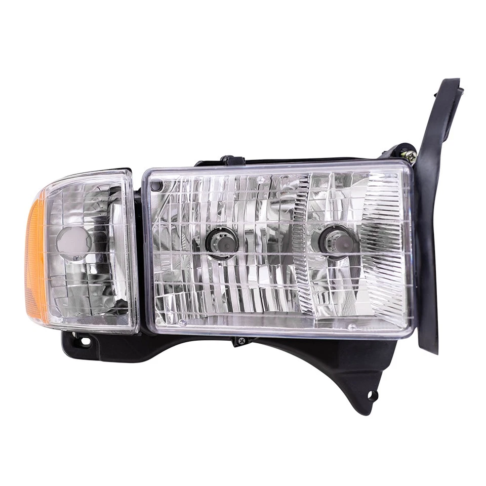 Faro compatible con Ram 1500 1999-2001 con equipamiento deportivo con juego de luces de esquina Foto 2 de 4