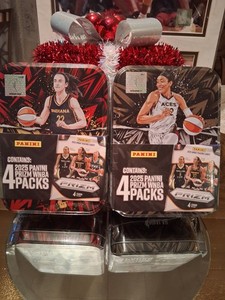 2025 Panini WNBA Prizm Tin Bundle | Caitlin Clark + A'ja Wilson | 2 Factory-Seal