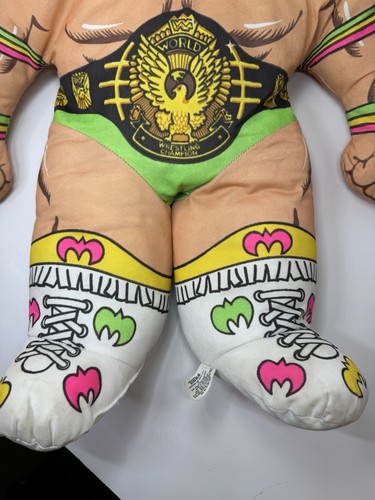 VINTAGE WWF WRESTLING BUDDIES 22" ULTIMATE WARRIOR PLUSH 1990 TONKA Read! - Picture 12 of 17