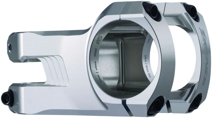 Vástago RaceFace Turbine SL - 60 mm, abrazadera de 35 mm, +/-6, 1 1/8", plateado Foto 2 de 4