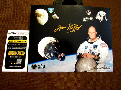 TOM THOMAS STAFFORD APOLLO 10 NASA ASTRONAUT SIGNED AUTO QUALITY 10X8 PHOTO JSA