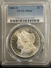 1884-O Morgan SILVER Dollar PCGS MS64