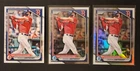 2024 Bowman Chrome Roman Anthony 3 Card Lot REFRACTOR, PAPER , CHROME