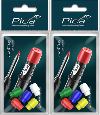 2x Pica Dry 55801 - jeweils 5 Farbige Kappen für Pica-Dry Zubehör Druckknöpfe