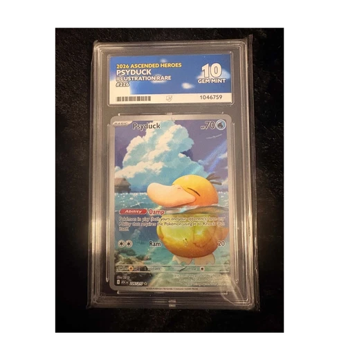 Pokémon TCG Ascended Heroes Psyduck 226/217 Illustration Rare Foil Ace 10