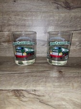 A Pair Of Vintage 1996 Hess Tanker Truck Drinking Glasses