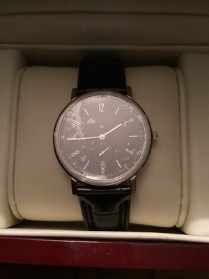 Exklusive flache Quartz HERREN ARMBANDUHR, Moritz von Deussen, limitiert 005/200