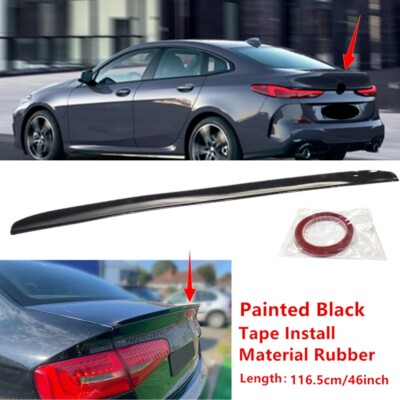46in Universal Black Fit For BMW 2 Series F44 G42 20-23 Trunk Lip Spoiler Wing