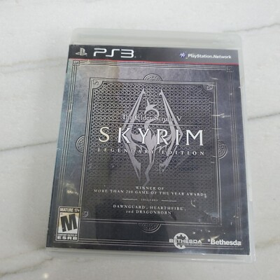 The Elder Scrolls V:5 Skyrim-Legendary Edition (Sony PlayStation 3 PS3 No Manual
