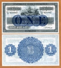 Ireland Northern Bank, 1 pound, 1940, P-178b, UNC 86 years old, WWII