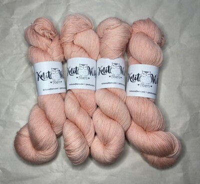 KnitWise Fibers Sweet Sock 4-skein Bundle / Autumn Square Knit Kit