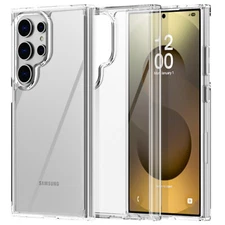 Clear Case for Samsung Galaxy S25 Ultra/S25+/S25 Shockproof Anti-Yellow Cover