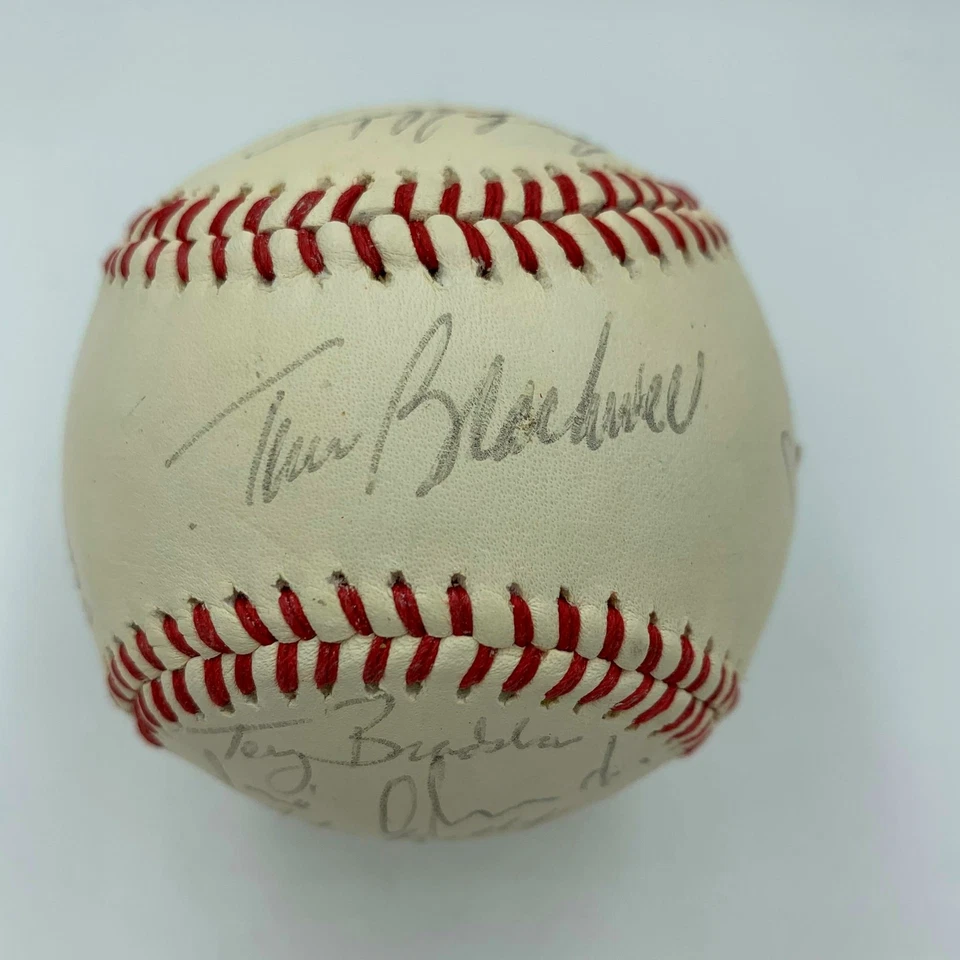 Extraordinary 1991 Chipper Jones Pre Rookie All Star Team Signed Baseball PSA - Image 4 of 4