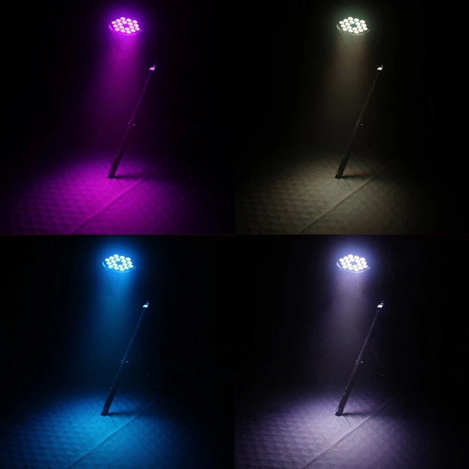 10PCS 270W 36 LED RGB Stage Lighting PAR Light Beam DMX Party Disco DJ Lights US - Image 3 of 4