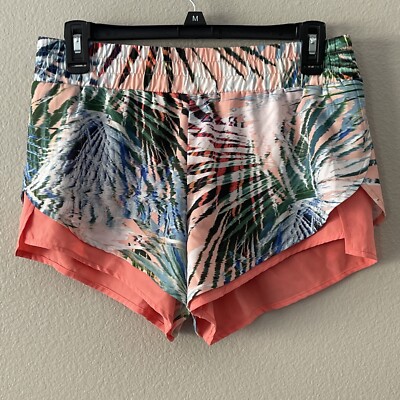 Short De Running Fabletics Femme - Gris/noir Chevron, Taille 6, Cordon (Occasion)