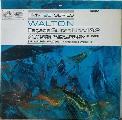 Walton Fassadensuiten Nr. 1 & 2, Sir William Walton 12'' Vinyl LP Schallplatte