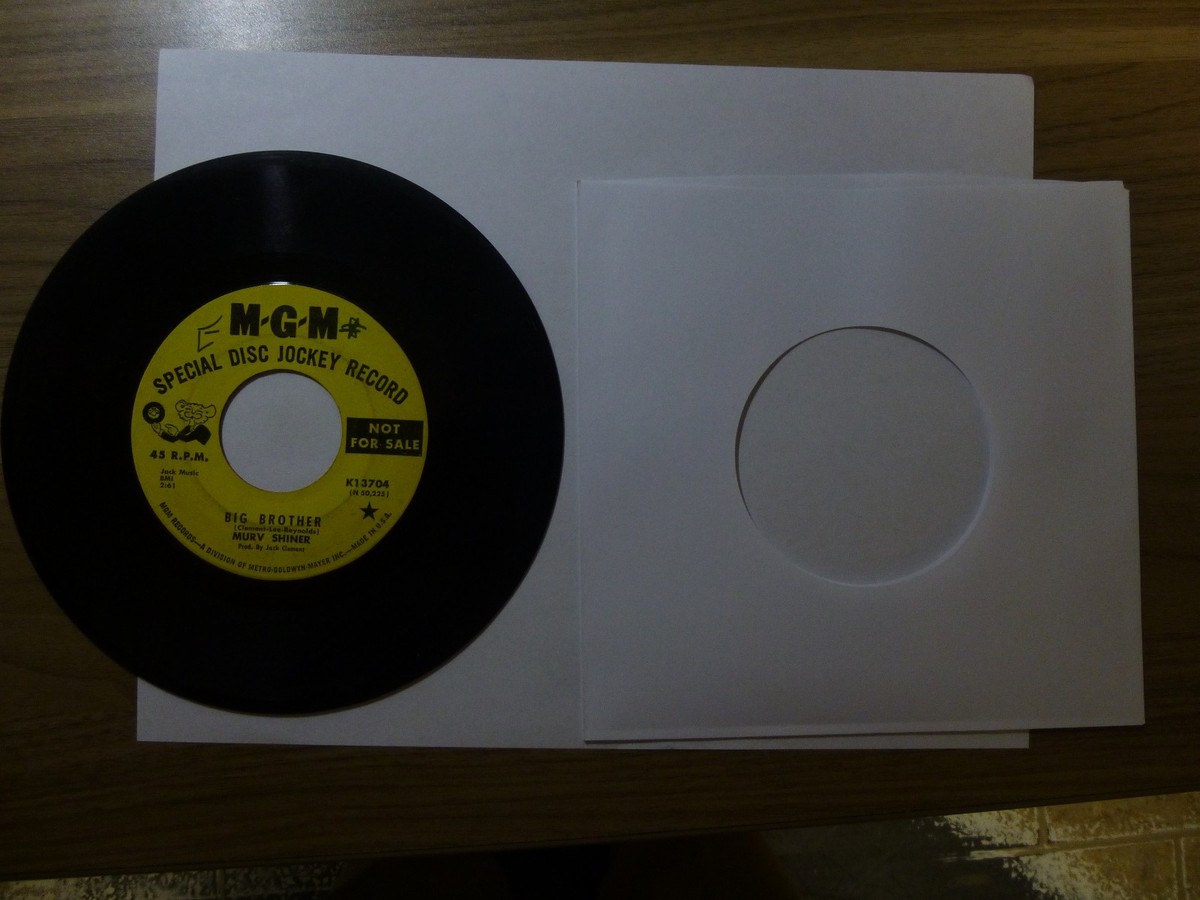 Old 45 RPM Record - MGM K 13704 - Murv Shiner - Big Brother