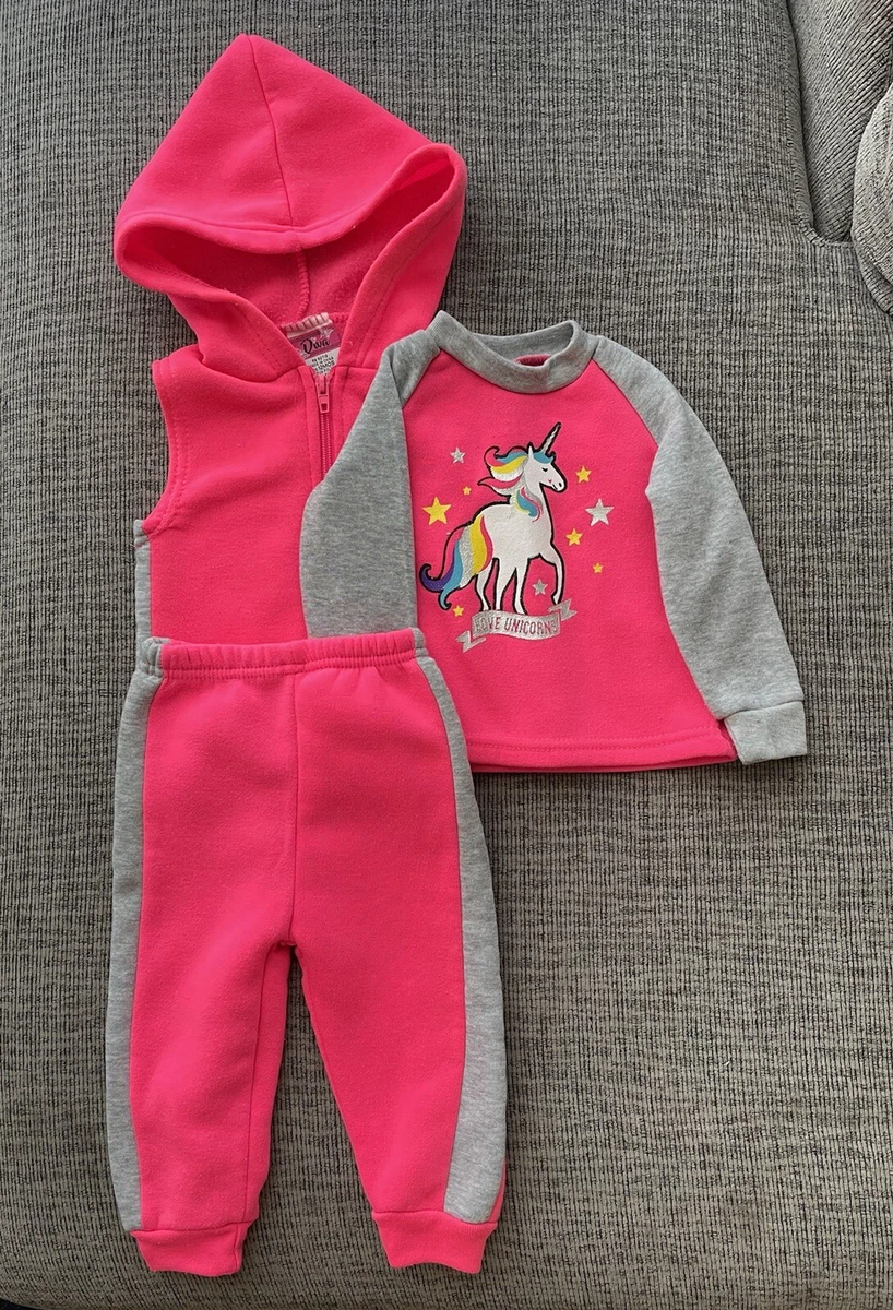 Baby Girl Sweatsuit Size 12 Months