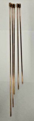 Hermle-Kieninger Westminster chime block rods for side hammers 346mm longest rod
