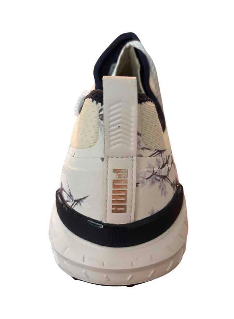 "NEW" PUMA IGNITE THISTLE CLUB GOLF SHOES SIZE 9 #377218 WHITE - NAVY #1753
